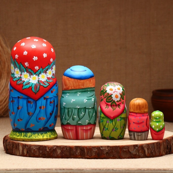 Матрёшка «Мамочки», 5 кукольная, люкс Матрёшка «Мамочки», 5 кукольная, люкс