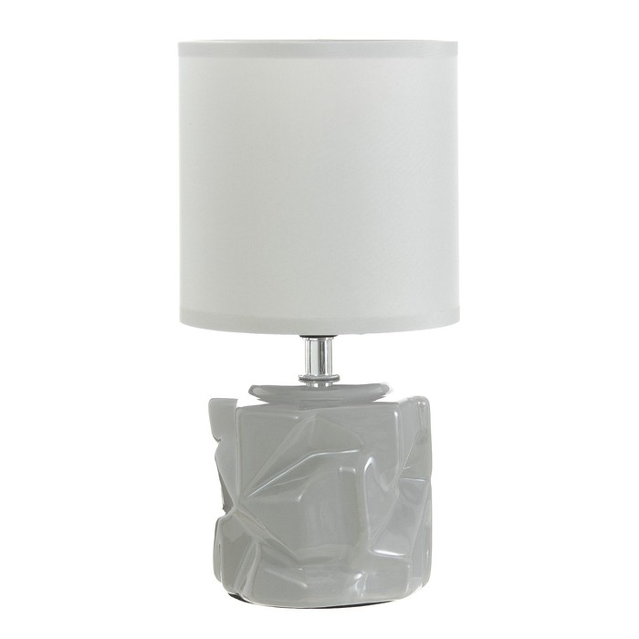 Настольная лампа Настольная лампа "Аманда" Е14 40Вт серый 13х13х26,5 см RISALUX