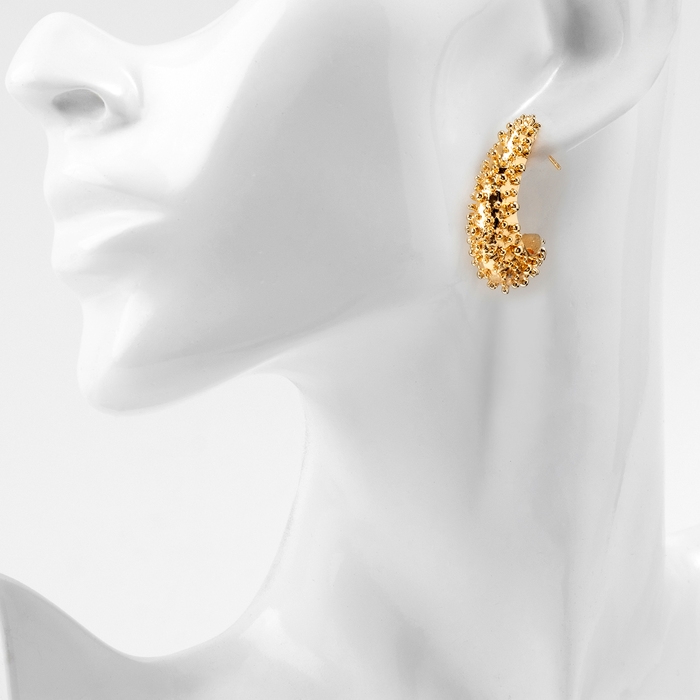 Серьги металл «Стиль» неоны, цвет золото Серьги металл «Стиль» неоны, цвет золото