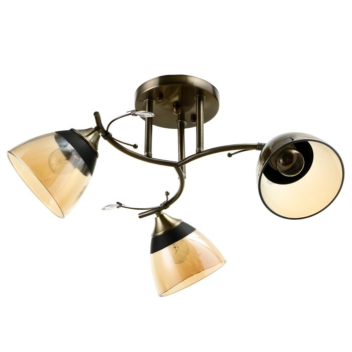 Люстра Люстра "Аста" 3хЕ27 40Вт бронза 65х65х26 см BayerLux