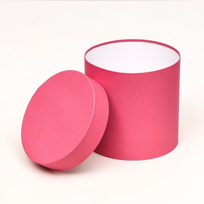 Шляпная коробка, розовая, 18 х 18 см Шляпная коробка, розовая, 18 х 18 см