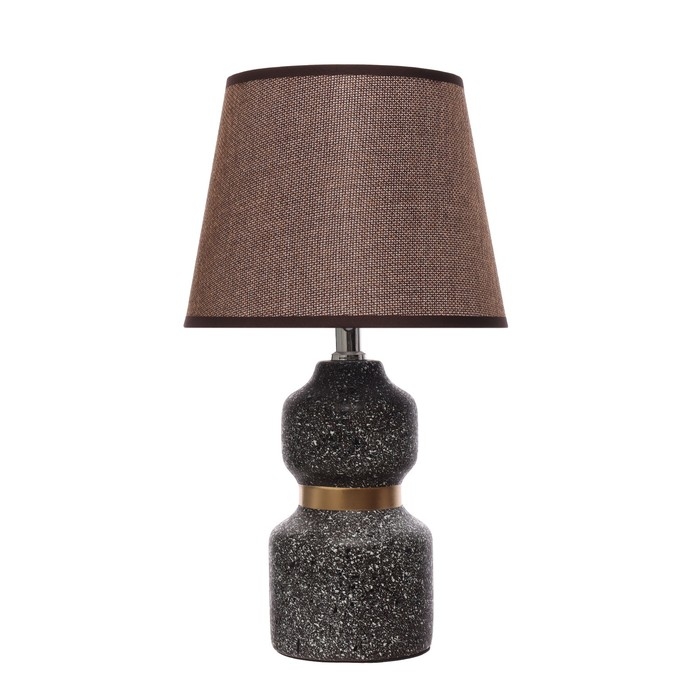 Настольная лампа Настольная лампа "Патрисия" Е14 40Вт черно-золотой 20х20х35 см