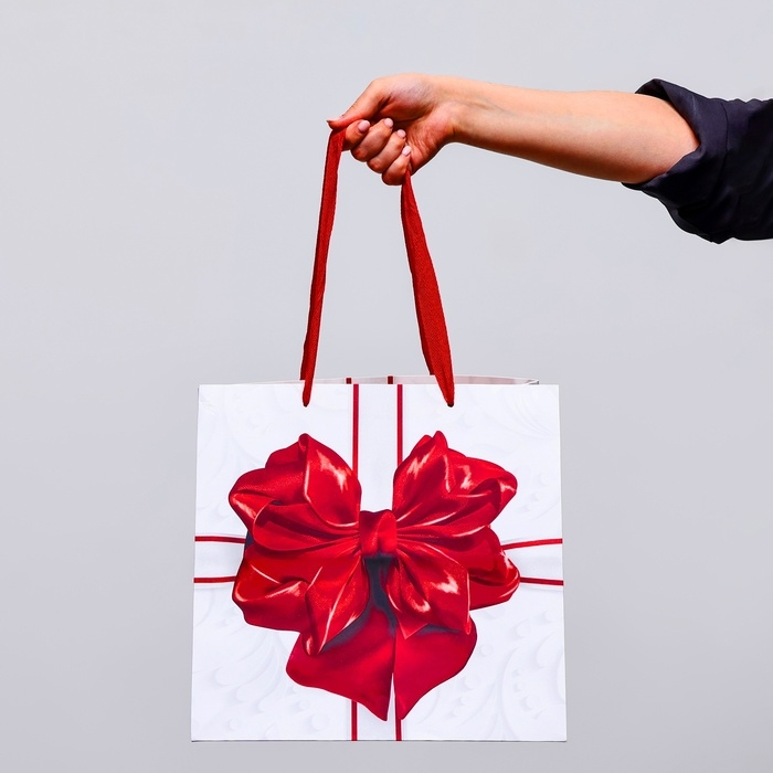 Пакет под торт Пакет под торт "Бант" 30х30х30см