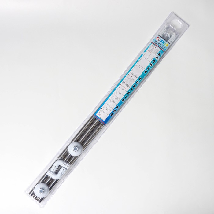 Карниз для ванной комнаты п-образный, 90×90×90 см, нержавеющая сталь