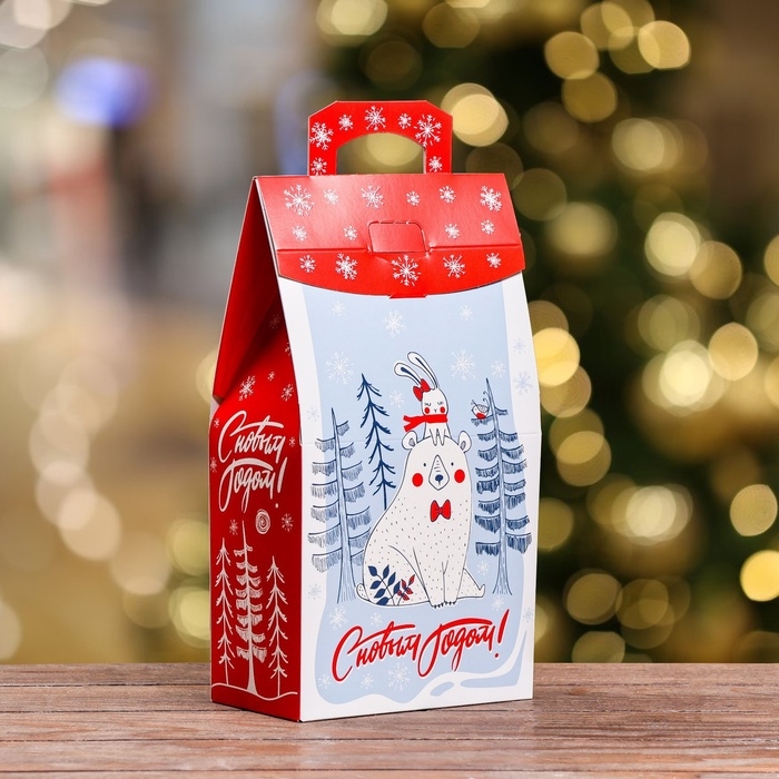 Подарочная коробка Подарочная коробка "Сладкая парочка", 15 х 8,6 х 27 см набор 5 шт