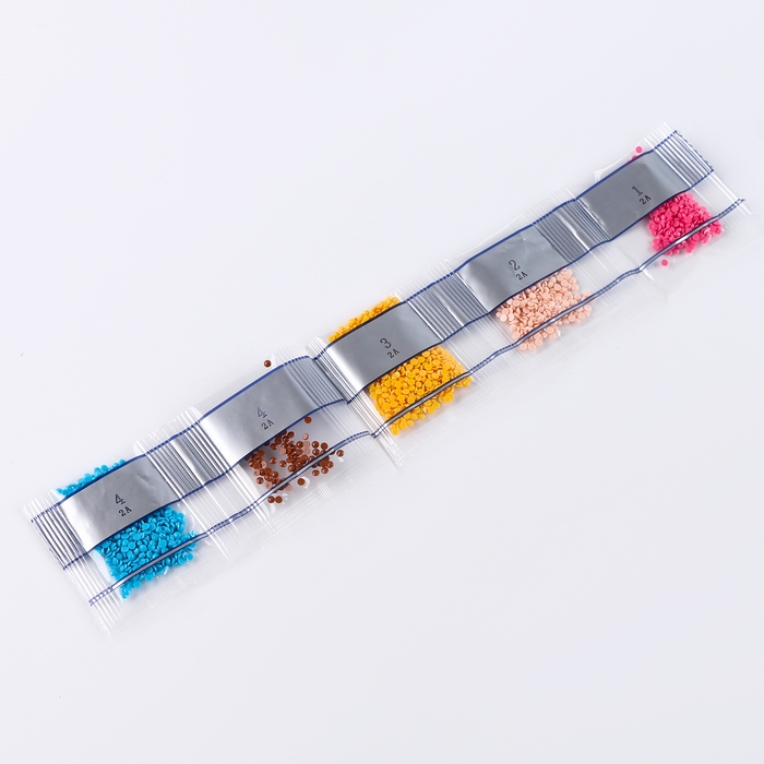 Алмазная вышивка «Момоэ» 13,7 × 18,3 см, картон, с частичным заполнением