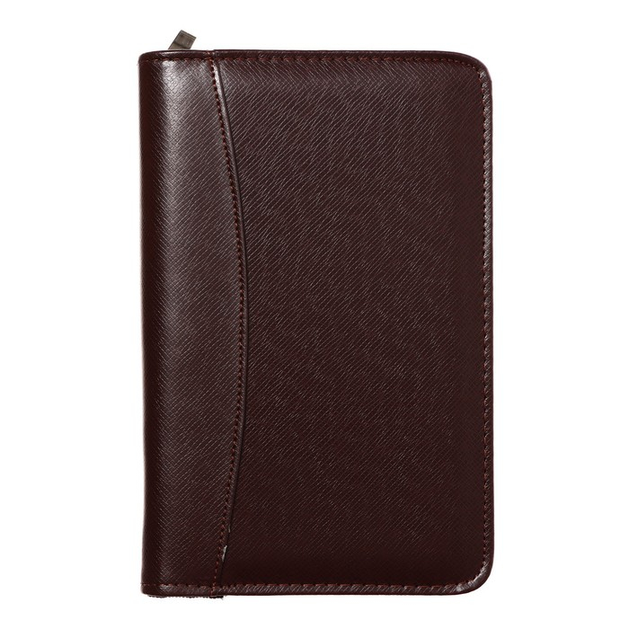 Органайзер на кольцах А6, 96 листов в линейку, на молнии с 3-х сторон, кожзам, МИКС Органайзер на кольцах А6, 96 листов в линейку, на молнии с 3-х сторон, кожзам, МИКС