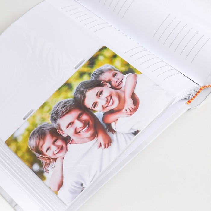 Фотоальбом на 200 фото 10х15 см, бум. листы , книж. переплет "bright wedding" Сентябрь