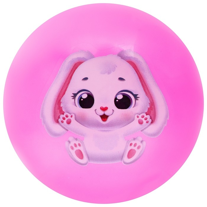 Мяч детский ZABIAKA «Зайчонок», d=22 см, цвет МИКС Мяч детский ZABIAKA «Зайчонок», d=22 см, цвет МИКС