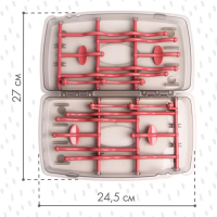 Сушилка для детских бутылочек, цвет розовый