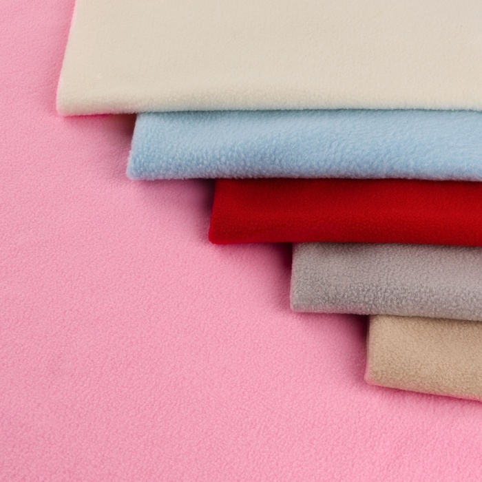 Лоскут флис, односторонний, 50 × 50 см, 190 г/м, цвет светло-розовый №3A