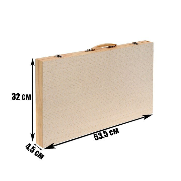 Набор для рисования в деревянном чемоданчике Набор для рисования в деревянном чемоданчике