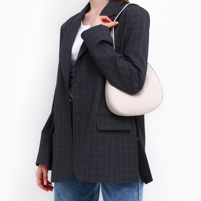 Сумка женская из искусственной кожи, 22х23х6 см, бежевый цвет Сумка женская из искусственной кожи, 22х23х6 см, бежевый цвет