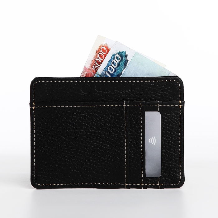 Картхолдер TEXTURA, цвет чёрный Картхолдер TEXTURA, цвет чёрный