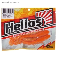 Виброхвост Helios Minoga Orange & Sparkles, 9.5 см, 5 шт. (HS-17-022)