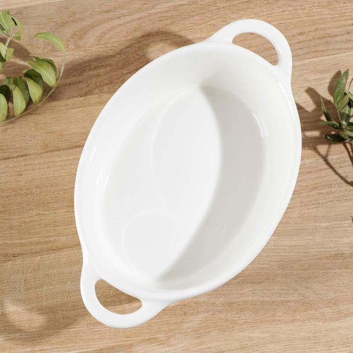 Форма для запекания из жаропрочной керамики Доляна «Долли», 18,5×11x4,5 см, цвет белый Форма для запекания из жаропрочной керамики Доляна «Долли», 18,5×11x4,5 см, цвет белый