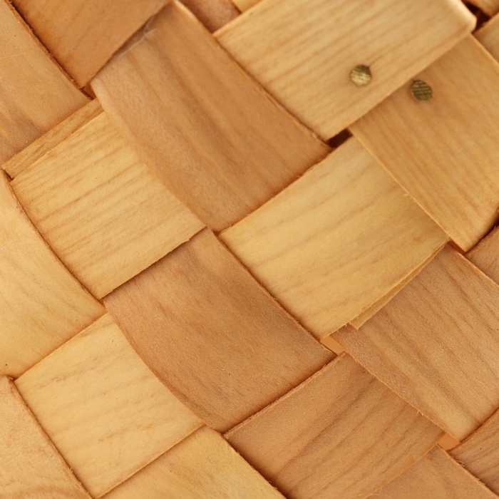 Корзина плетеная, D13,5 x 10,5/24,5 см, секвойя Корзина плетеная, D13,5 x 10,5/24,5 см, секвойя