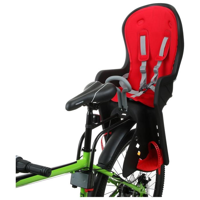 Велокресло заднее BQ-9-1 с ручкой, крепление на раму, цвет чёрный Велокресло заднее BQ-9-1 с ручкой, крепление на раму, цвет чёрный