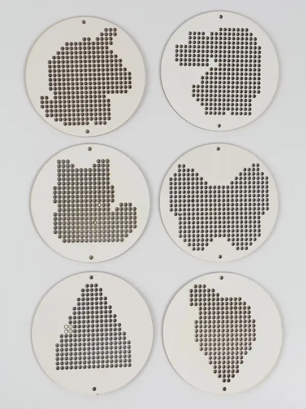 Вышивка крестиком для детей на деревянной канве &laquo;Фантастические узоры&raquo;, набор для творчества