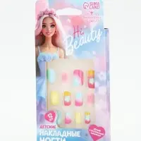 Детские накладные ногти Hi, beauty, 12 шт.