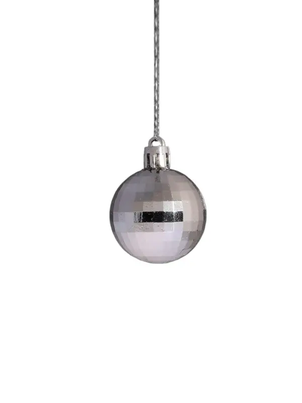 Ёлочные игрушки &laquo;Карнавал&raquo;, шары новогодние, набор 32 шт., голубой/серебристый