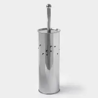 Ёршик для унитаза с подставкой &laquo;Звёзды&raquo;, 9&times;10&times;40 см, хром