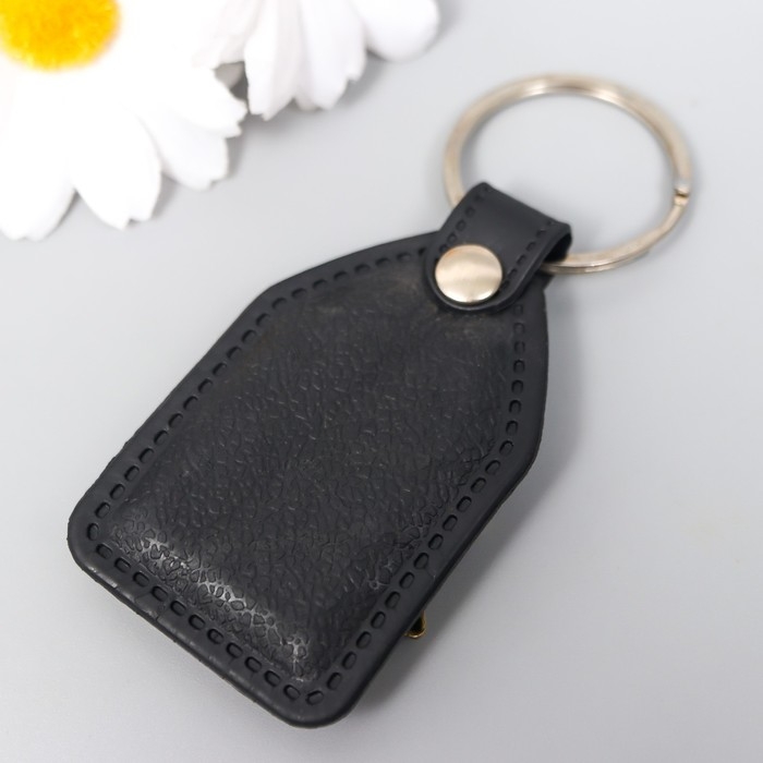 Брелок кожзам, металл Брелок кожзам, металл "Паук" 4х6 см