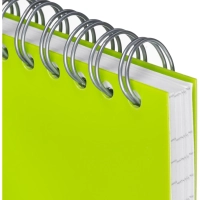 Блокнот А6,пласт обл,80л, ATTACHE FANTASY,салат