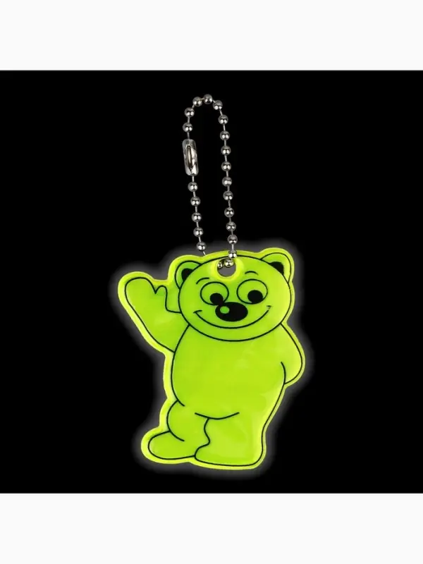 Светоотражающий элемент &laquo;Медведь&raquo;, двусторонний, 6&times;5 см, МИКС