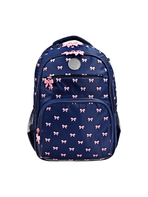 Рюкзак школьный, 39×28×20 см, Grizzly, эргономичная спинка, синий, RG-568-2_3 Рюкзак школьный, 39×28×20 см, Grizzly, эргономичная спинка, синий, RG-568-2_3