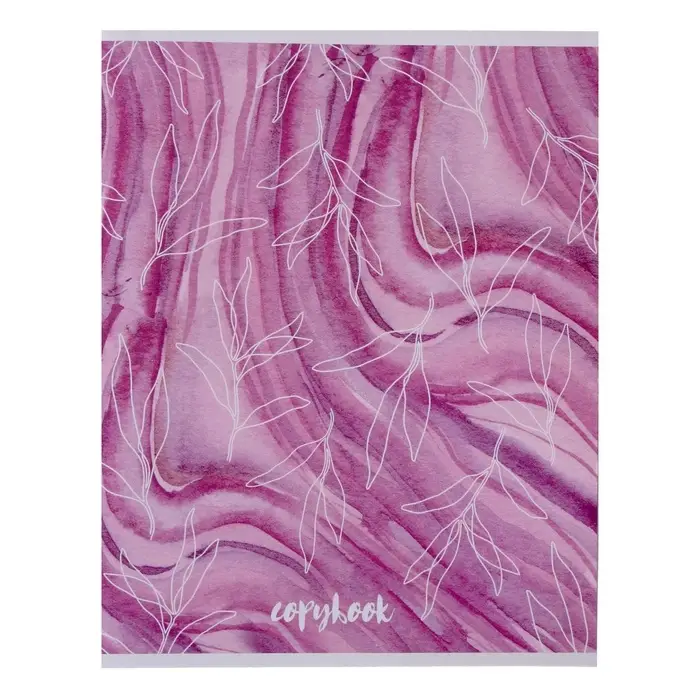 Тетрадь 48 листов в клетку Calligrata «Листья», обложка мелованная бумага, серые листы, МИКС Тетрадь 48 листов в клетку Calligrata «Листья», обложка мелованная бумага, серые листы, МИКС