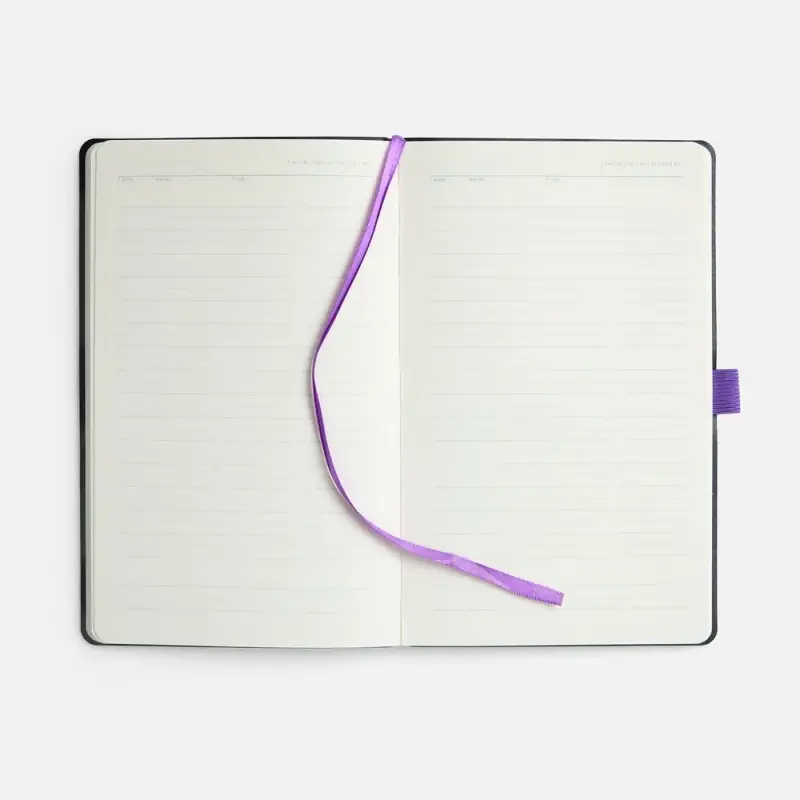 Ежедневник Lungo, недатированный, фиолетовый Ежедневник Lungo, недатированный, фиолетовый