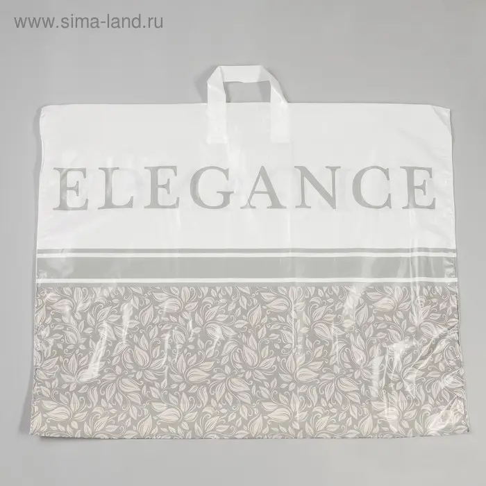 Пакет «Изысканный беж», полиэтиленовый с петлевой ручкой, 70×55 см, 50 мкм Пакет «Изысканный беж», полиэтиленовый с петлевой ручкой, 70×55 см, 50 мкм