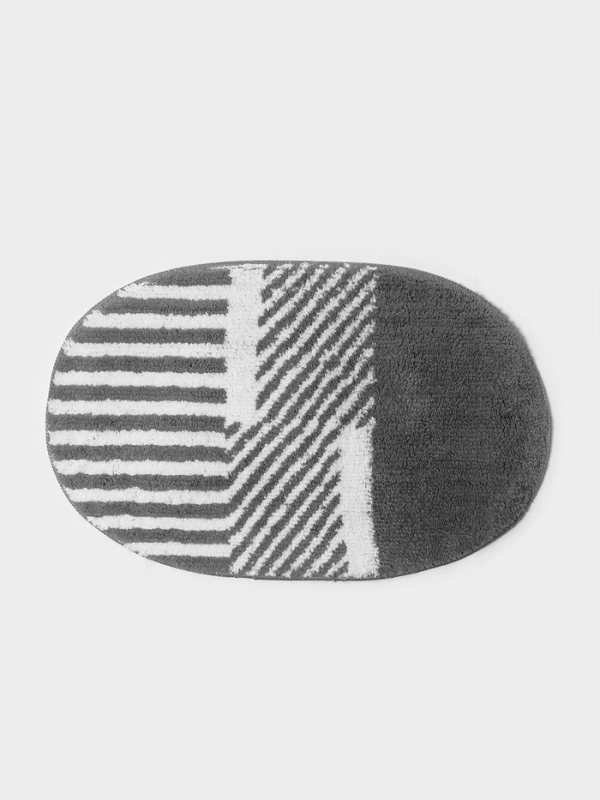 Коврик для ванной Коврик для ванной "Монпелье" SAVANNA 50х80 см, бело-серый