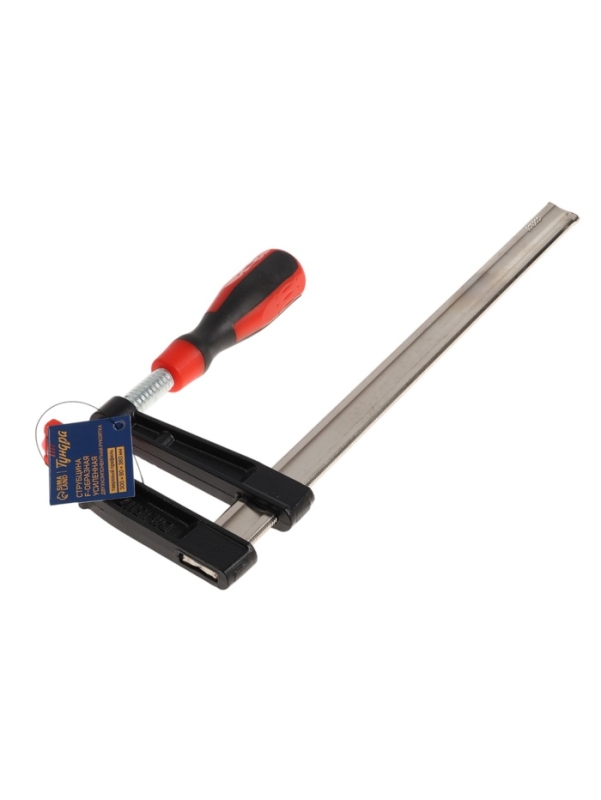 Струбцина F-образная усиленная ТУНДРА, тавровый профиль, 2К рукоятка, 300 х 80 х 380 мм Струбцина F-образная усиленная ТУНДРА, тавровый профиль, 2К рукоятка, 300 х 80 х 380 мм