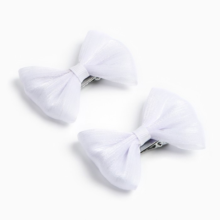 Набор подарочный: ободок для волос 11 см, заколка-зажим 6.5 см, 2 шт, Принцессы