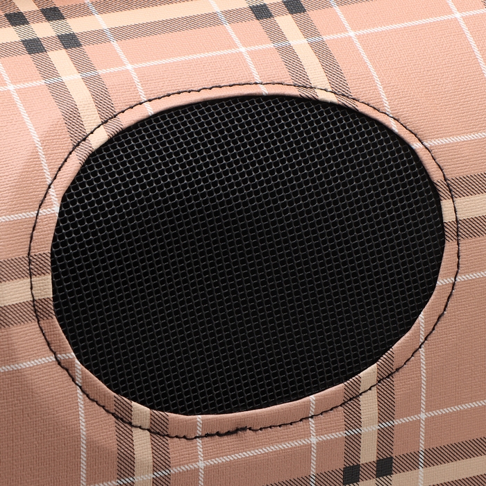 Сумка - переноска для животных  Сумка - переноска для животных "Клетка", розовая, размер L, 53 х 22 х 29 см,