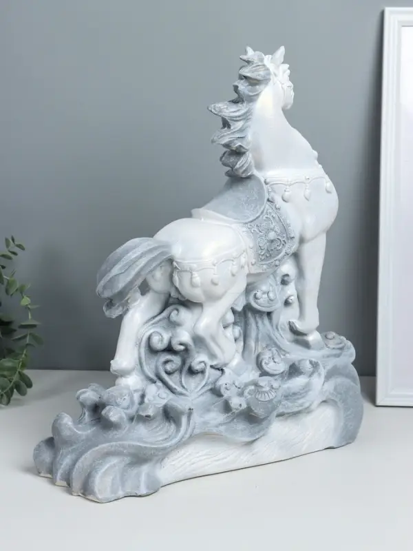 Фигура Фигура "Конь огненный" 40,5х36х15 см, антик