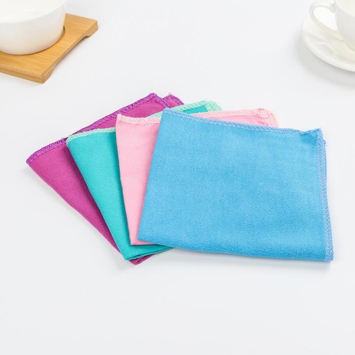 Салфетка для уборки Доляна, для стёкол и зеркал, 30×30 см, цвет МИКС Салфетка для уборки Доляна, для стёкол и зеркал, 30×30 см, цвет МИКС