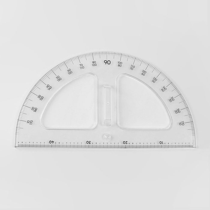 Транспортир портновский 180°, пластик Транспортир портновский 180°, пластик