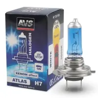 Галогенная лампа AVS ATLAS BOX/5000К/ H7.12V.55W.коробка 1шт.