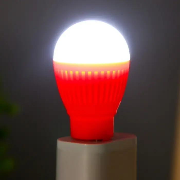 Ночник RISALUX &laquo;Лампочка&raquo;, LED, USB, 3.5&times;3.5&times;6.5 см, МИКС