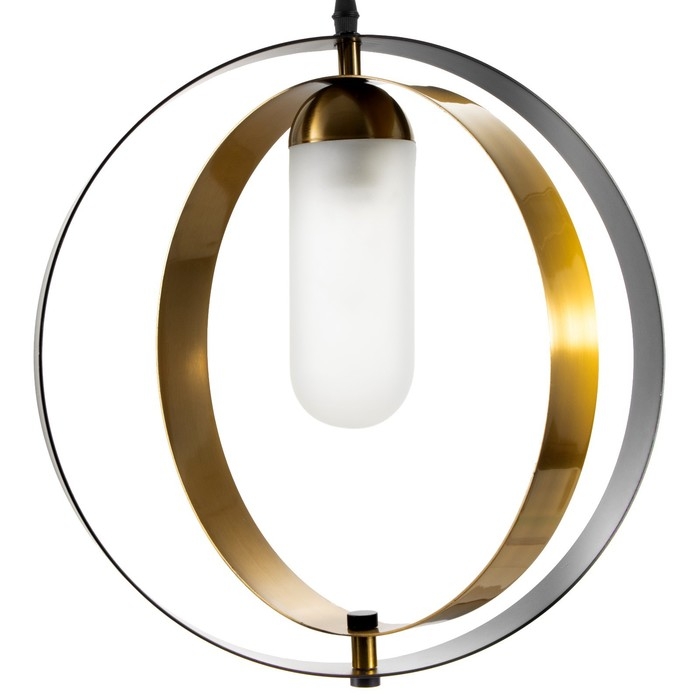 Светильник BayerLux Светильник BayerLux "Ретора" E27 40Вт черный-латунь 34,5х34,5х37,5-137 см