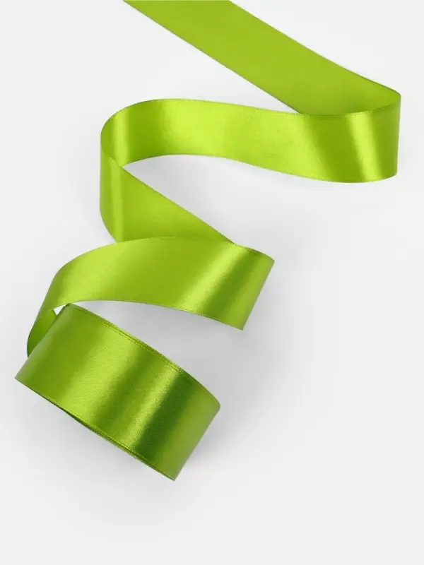 Лента атласная, 40 мм, 23&plusmn;1 м, светло-зелёная