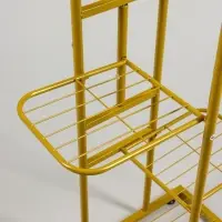 Подставка для цветов Greengo, 5 полок, 44&times;22&times;95 см, напольная, металл, цвет золотой