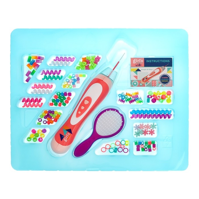 Набор парикмахера «Креатив» с аксессуарами для волос + аппарат для плетения Набор парикмахера «Креатив» с аксессуарами для волос + аппарат для плетения