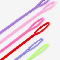 Набор игл для сшивания пряжи/шерсти, d=2.05/3.05 мм, 7/9/15 см, 6 шт., разноцветный