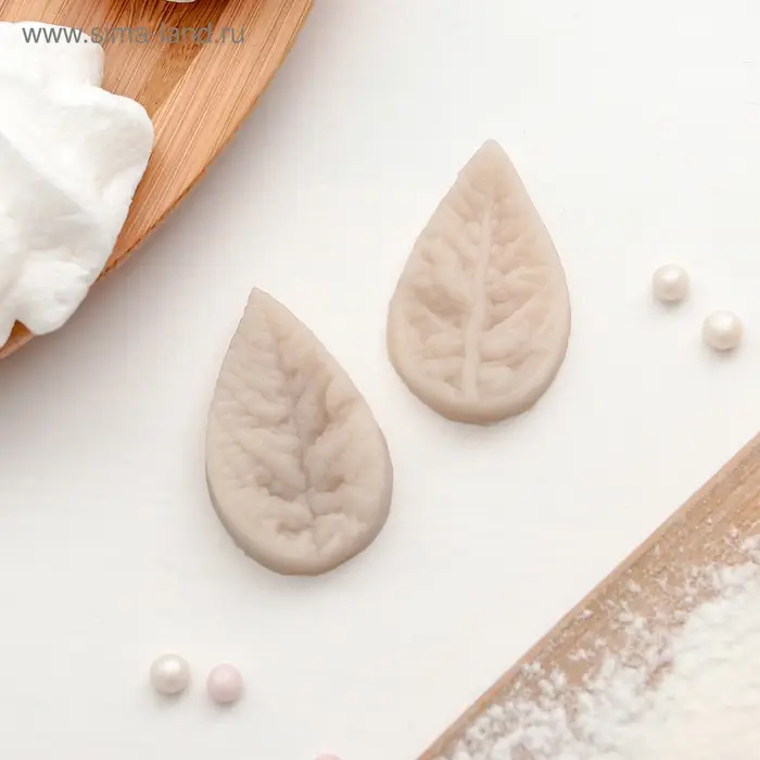 Молд «Лист гортензии», силикон, 2 предмета, 4×2.5 см, МИКС Молд «Лист гортензии», силикон, 2 предмета, 4×2.5 см, МИКС