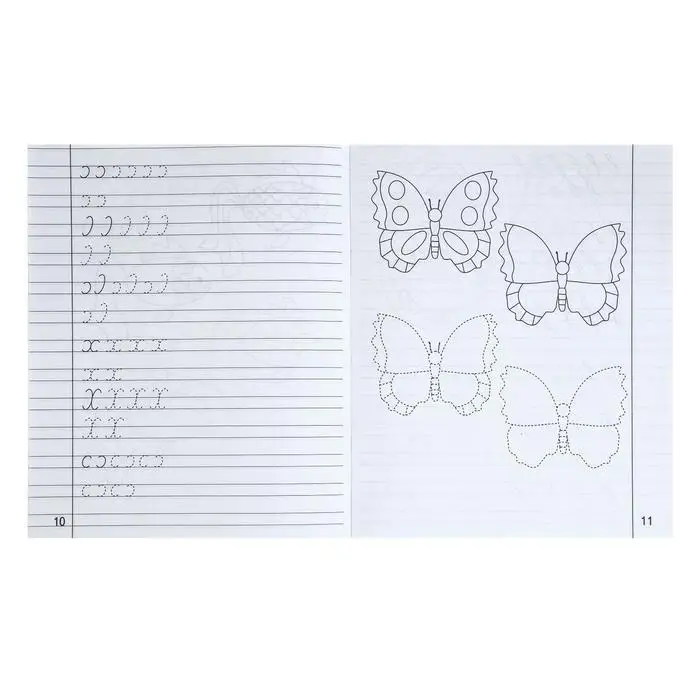 Рабочая тетрадь &laquo;Дошкольные прописи в линию&raquo;, 2 часть