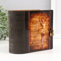 Шкатулка-книга "Балерина" 14х14 см